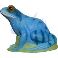 3Di 3D-Ziel Frosch Blau