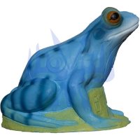 3Di 3D-Ziel Frosch Blau