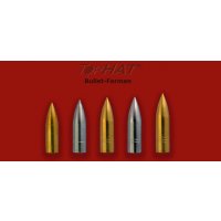 TopHat Edelstahl Spitze Bullet mit Gewinde für Holzpfeile