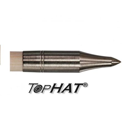 TopHat® Stahl Ni Spitze 3 D mit Gewinde für Holzpfeile 5/16 - 100 grain