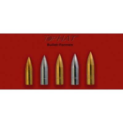 TopHat® Messing Spitze Bullet mit Gewinde für Holzpfeile 5/16 - 70 grain