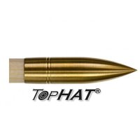TopHat® Messing Spitze Bullet mit Gewinde für Holzpfeile 5/16 - 70 grain
