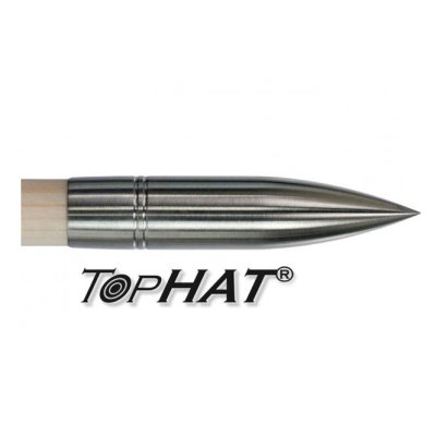 TopHat® Edelstahl Spitze Bullet mit Gewinde für Holzpfeile 11/32 - 100 grain
