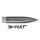 TopHat® Edelstahl Spitze Bullet mit Gewinde für Holzpfeile 11/32 - 100 grain