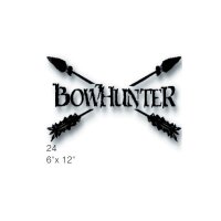 Kontrast-Aufkleber Bowhunter